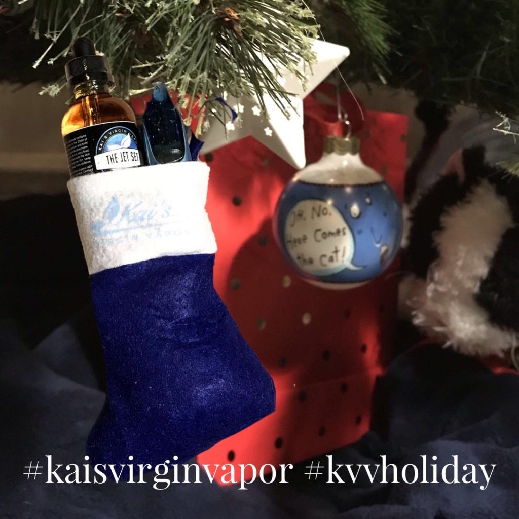 Award-winning holiday campaign meme for Kai's Virgin Vapor